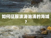 如何征服波濤洶涌的海域？