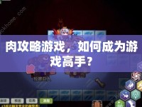 肉攻略游戲，如何成為游戲高手？