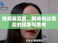 視頻麻豆官，網(wǎng)絡(luò)熱議背后的現(xiàn)象與思考