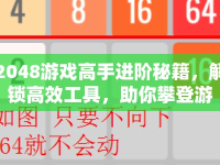 2048游戲高手進階秘籍，解鎖高效工具，助你攀登游戲巔峰！