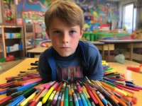 13歲少年書包能裝多少筆？你的極限在哪里？