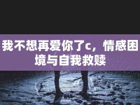 我不想再愛(ài)你了c，情感困境與自我救贖
