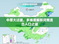 中原大遷徙，多維度解析河南流出人口之謎