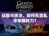 征服與統(tǒng)治，如何在混亂中掌握權(quán)力？