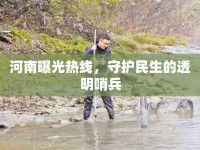 河南曝光熱線，守護(hù)民生的透明哨兵