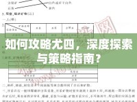 如何攻略尤四，深度探索與策略指南？