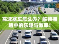 高速塞車怎么辦？解鎖擁堵中的樂趣與效率！