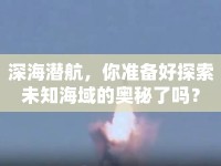 深海潛航，你準(zhǔn)備好探索未知海域的奧秘了嗎？