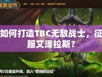 如何打造TBC無敵戰(zhàn)士，征服艾澤拉斯？