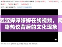 澀澀婷婷婷婷在線視頻，網(wǎng)絡(luò)熱議背后的文化現(xiàn)象