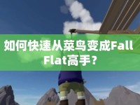 如何快速?gòu)牟锁B(niǎo)變成Fall Flat高手？