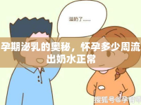 孕期泌乳的奧秘，懷孕多少周流出奶水正常
