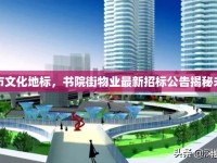 重塑城市文化地標，書院街物業(yè)最新招標公告揭秘未來藍圖