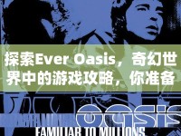 探索Ever Oasis，奇幻世界中的游戲攻略，你準(zhǔn)備好了嗎？