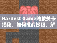 Hardest Game隱藏關(guān)卡揭秘，如何挑戰(zhàn)極限，解鎖難關(guān)？