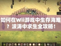 如何在Wii游戲中生存海難？波濤中求生全攻略！