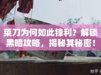 菜刀為何如此鋒利？解鎖黑暗攻略，揭秘其秘密！