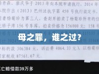 母之罪，誰(shuí)之過(guò)？
