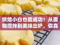 烘焙小白也能成功！從面糊攪拌到美味出爐，你真的會制作餅干嗎？