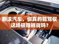 翻滾汽車，你真的能駕馭這場極限挑戰(zhàn)嗎？