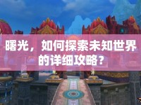 曙光，如何探索未知世界的詳細(xì)攻略？