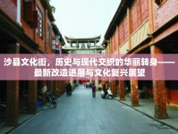 沙縣文化街，歷史與現(xiàn)代交織的華麗轉(zhuǎn)身——最新改造進展與文化復(fù)興展望