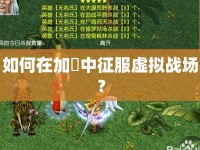 如何在加農(nóng)中征服虛擬戰(zhàn)場？
