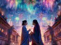 手游倩女幽魂，煙花之下，能否邂逅浪漫情緣？