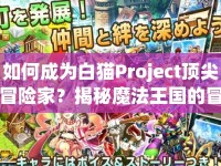 如何成為白貓Project頂尖冒險(xiǎn)家？揭秘魔法王國(guó)的冒險(xiǎn)攻略！