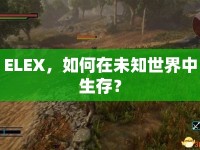 ELEX，如何在未知世界中生存？