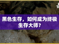 黑色生存，如何成為終極生存大師？