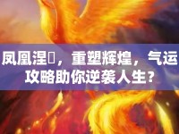 鳳凰涅槃，重塑輝煌，氣運攻略助你逆襲人生？