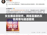 女主播自慰軟件，網(wǎng)絡(luò)直播的灰色地帶與道德困境