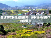 鄒城市農(nóng)村建房新動向，鄉(xiāng)村振興戰(zhàn)略下的新篇章