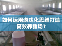 如何運(yùn)用游戲化思維打造高效養(yǎng)豬場(chǎng)？