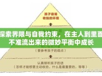 探索界限與自我約束，在主人到里面不準(zhǔn)流出來的微妙平衡中成長
