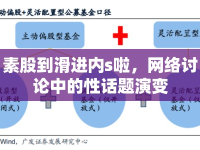 素股到滑進(jìn)內(nèi)s啦，網(wǎng)絡(luò)討論中的性話題演變