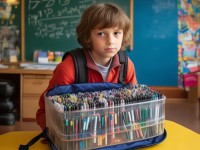 13歲B里能裝多少支筆？你的書包真的夠用嗎？
