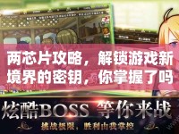 兩芯片攻略，解鎖游戲新境界的密鑰，你掌握了嗎？