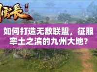 如何打造無(wú)敵聯(lián)盟，征服率土之濱的九州大地？