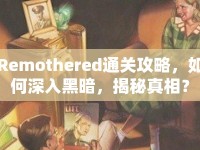 Remothered通關(guān)攻略，如何深入黑暗，揭秘真相？