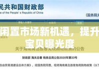 解鎖閑置市場新機遇，提升咸魚寶貝曝光度