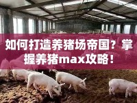 如何打造養(yǎng)豬場帝國？掌握養(yǎng)豬max攻略！