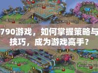 790游戲，如何掌握策略與技巧，成為游戲高手？