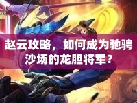 趙云攻略，如何成為馳騁沙場的龍膽將軍？