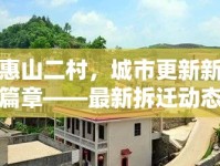 惠山二村，城市更新新篇章——最新拆遷動(dòng)態(tài)與未來展望