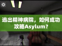 逃出精神病院，如何成功攻略Asylum？