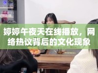 婷婷午夜天在線播放，網(wǎng)絡(luò)熱議背后的文化現(xiàn)象