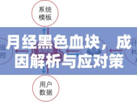 月經(jīng)黑色血塊，成因解析與應(yīng)對策略
