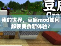 我的世界，豆腐mod如何解鎖美食新體驗？